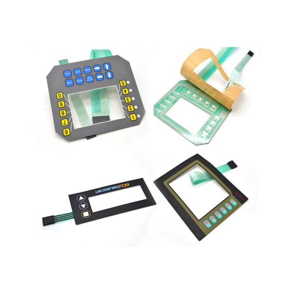 Quality LCD Embossed Screen Printing PCB Keypad LED Membrane Switch for sale