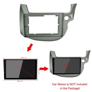 10 Inch Car Audio Face Plate Fascia Frame For Honda FIT/JAZZ 2008-2013 Big