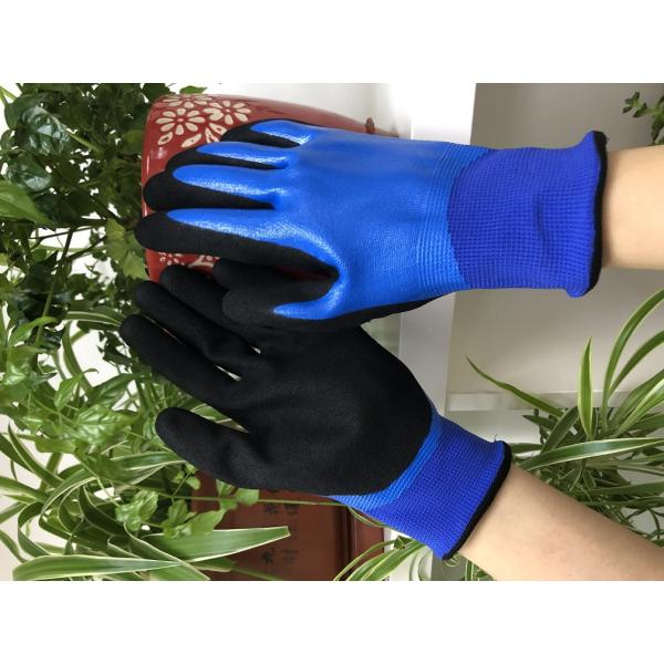 Construction Warm Double Dipping Waterproof Mens Heavy Duty Work Gloves For Cold Environmrnt