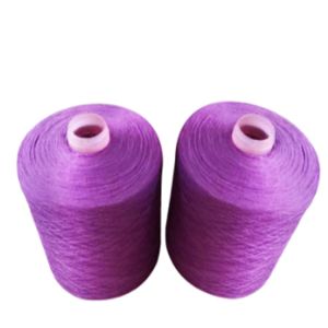 Wholesale 40/2 40/3 100% Polyester Ring Spun Dyed Yarn polyester yarn dyeing thread from china suppliers