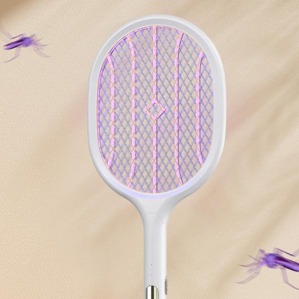Fast Attraction Mosquito Swatters 3000V White / Black With Self Replicating