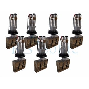 Double Transducer Vibrator Ultrasonic Welding System 20khz For Non Woven Cutting