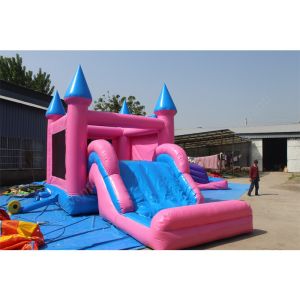 Wholesale Inflatable Castle Trampoline Slide for Kids Customized Color Commercial PVC Bouncer from china suppliers