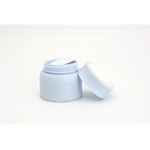 HDPE Plastic Blue10g 50ml Empty Face Cream Jars
