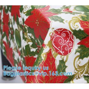 Vinyl Tablecloth PEVA Spillproof Wipeable Oilcloth Tablecloth Rectangle Heavy