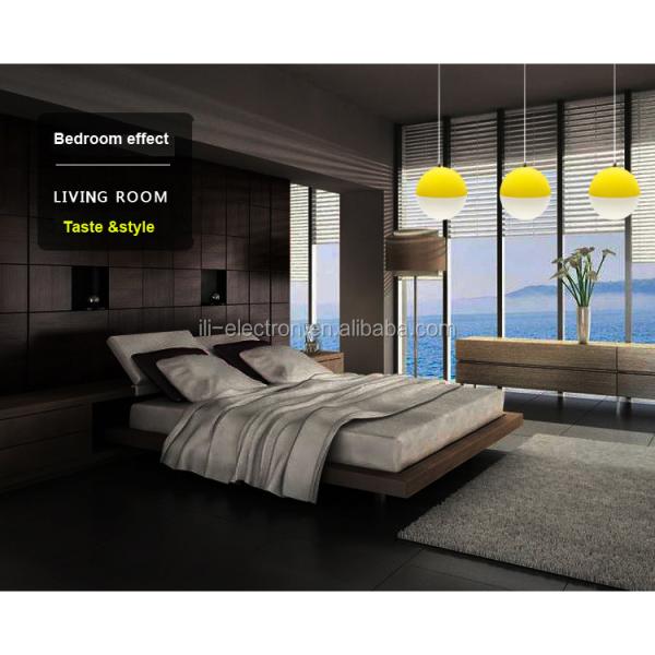 remote control colorful decorative plastic chandelier