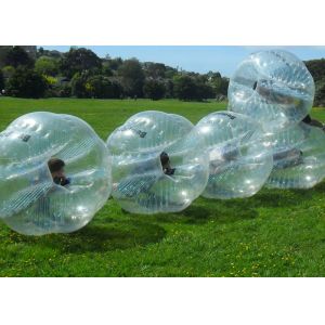 Wholesale PVC Bumper Bubble Ball For Soccer , 1.2m 1.5m 1.7m Human Inflatable Bumper Ball For Adult from china suppliers
