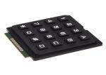 Black Arduino 4x4 Matrix Keyboard Module With 16 Button Design , 6.8*6.6*1.0cm