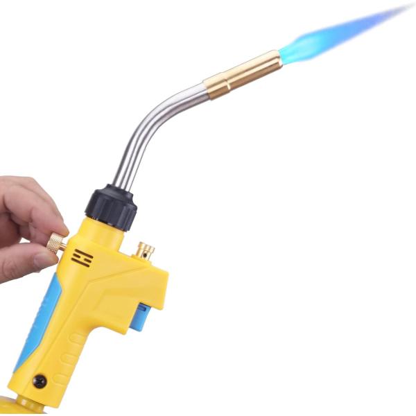 Copper Pipes Propane Torch for HVAC Soldering and Brazing Trigger Start Mapp Gas
