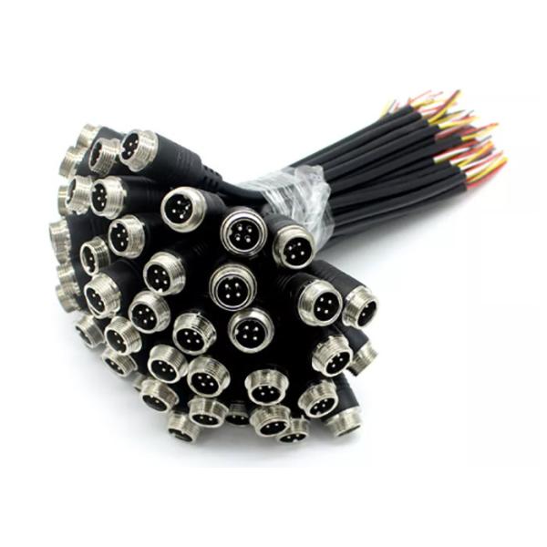 Monitor Video 4Pin Car Backup Camera Aviation Cable / Rear View Camera Extension