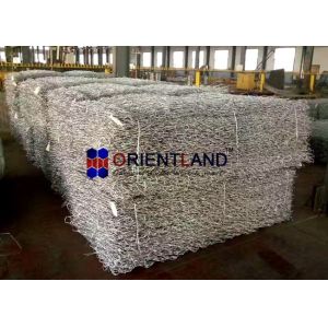 Geo Project Hexagonal Gabion Box , Heavy Zinc Coated Gabion Wire Mesh Boxes