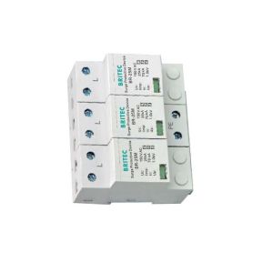 Din Rail 35mm 25KA 3P 150V Power Surge Protection Device Lightning Surge
