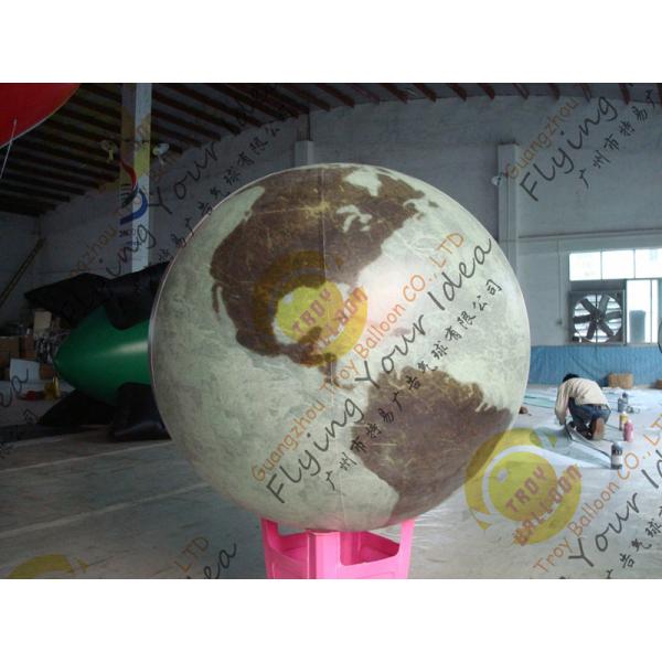 2.5m helium PVC Fireproof with B1 Certificate and Waterproof Sun Earth Balloons Globe with Total Digital Printing