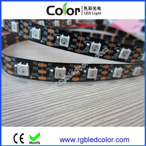 60led per meter black and white pcb apa104 led strip