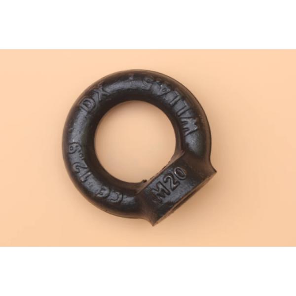 Black M8 M12 Carbon steel eye nuts Class8. 8 Grade 8.8 eye nut square neck