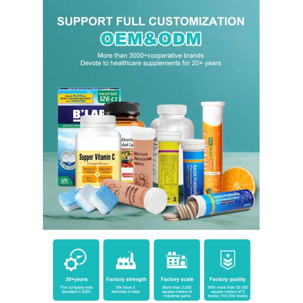 OEM Private Label cleaning tablet mold removal tablets effervescent tablets for good clean effect