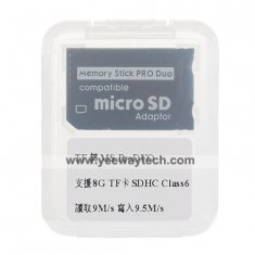 Wholesale SDHC MicroSD/TransFlash TF to PSP Compatible Memory Stick MS Pro Duo Adapter/Converter (8GB Max) from china suppliers