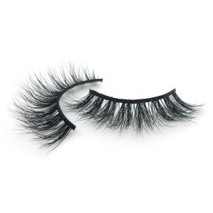 Natural Looking 3D Faux Mink Eyelashes 16mm Cruelty Free Lashes For Sian Eyes