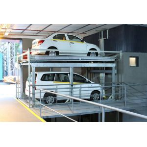 Vertical Structure  Elevated Car Parking System With 2000kg Loading Capacity