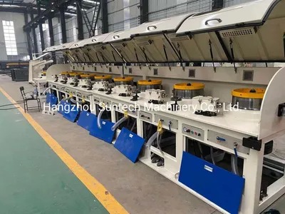 Straight-Line Wire Drawing Machine with AC Frequency-Variation Motor and PLC