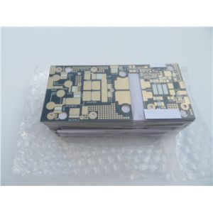 PTFE High Frequency PCB on DK2.65 F4B 0.8mm 1oz Copper With Immersion Gold and