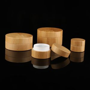 Wholesale Silkscreen  30g Plastic Covering Wooden Cosmetic Containers from china suppliers