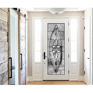 natural light Sound Insulation Inlaid Door Glass For Building precise measuremen