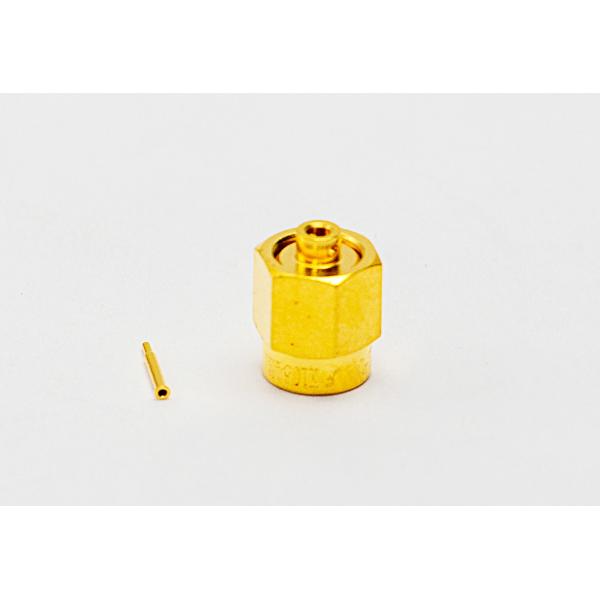 SSMA Male RF Coaxial Connector – Compatible with 1# Semi-Rigid/Semi-Flexible