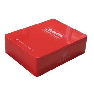 Wholesale custom printed rectangular tin with plug lid from china suppliers