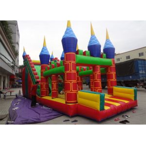 Inflatable Bouncy Castle Slide Commercial Inflatable Slides For Carnival