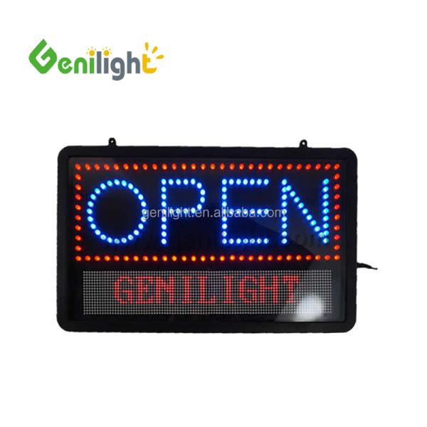 High Tech Tempered Glass LED Neon Sign for Business Programmable Bright Electric Display