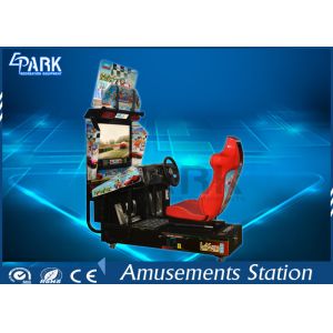 China 32 Inch HD LCD Screen Racing Game Machine Stereo System For Entertainment on sale