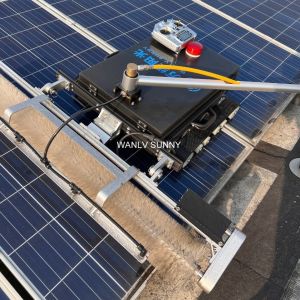 Lithium Battery 24V *2 Pieces Solar Panel Cleaning Machine for Maintenance
