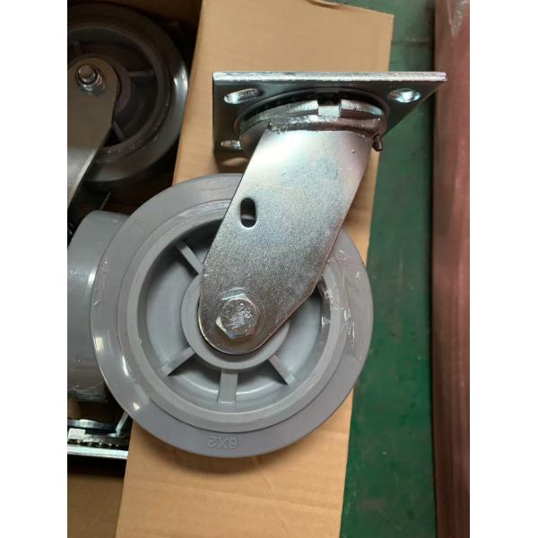 Noiseless And Wear Resistant Trolley Wheels With M12x15mm Threaded Stem