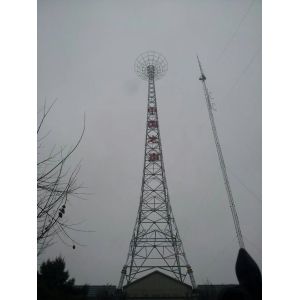Triangular 3 Legged Communication Radio Guyed Tower