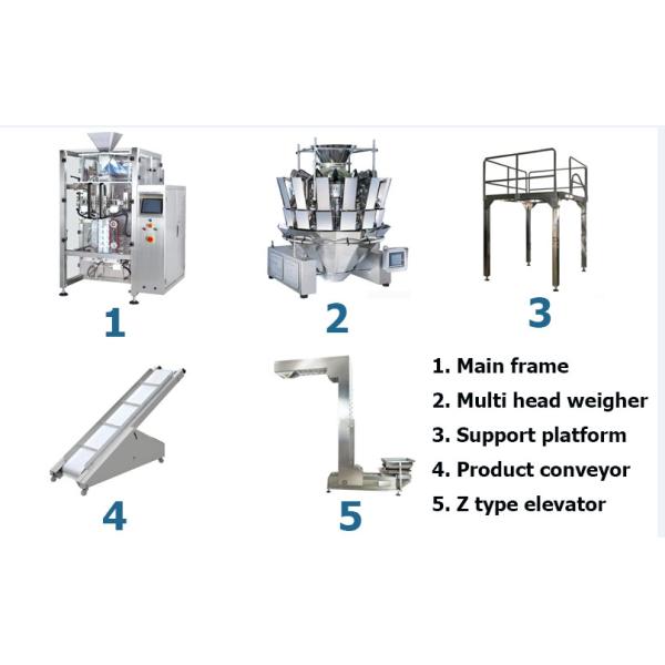 1500ml 2.5kw Coffee Beans Granular Packing Machine