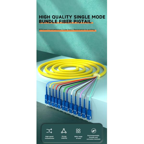 SC UPC SM Single Mode Bundle Pigtails