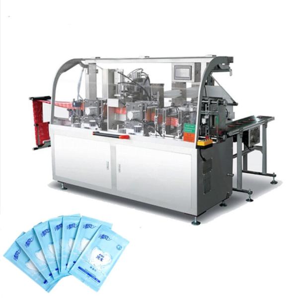 Quality High Capacity Wet Tissue Packing Machine PLC Control CE Certification, multi-function wet wipes packing machine for sale
