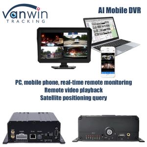 4CH 1080P AI Function Mobile DVR ADAS DMS Kit DVR 4G GPS SD HDD MDVR Systems