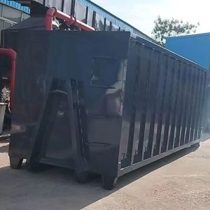 HLB-02 Mobile Skip Bin Trailer Hook Lift Bins With Epoxy Primer And Topcoat