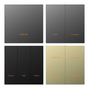 D8 PC Cover Smart Light Switch Panel KNX assosiate certificate