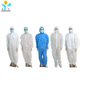 100% Polypropylene Disposable Protective Wear High Filtration Efficiency For