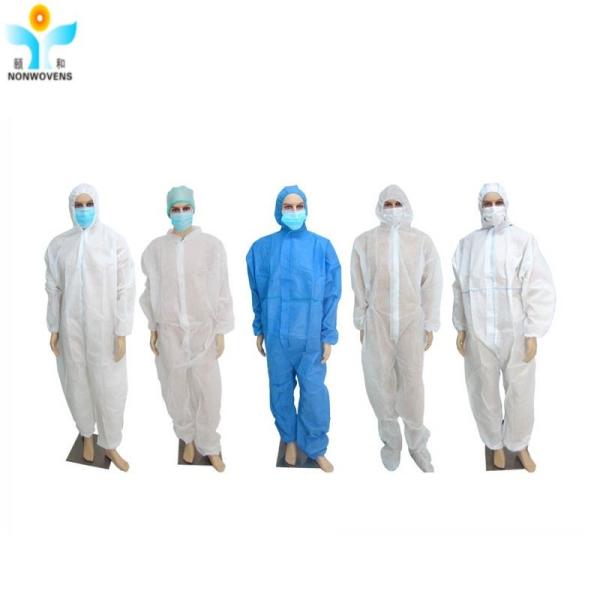 100% Polypropylene Disposable Protective Wear High Filtration Efficiency For