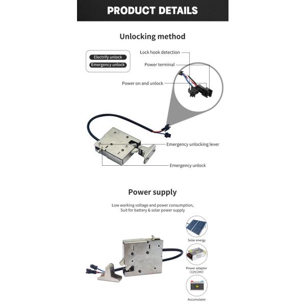 Smart Electromagnetic Cabinet Door Lock Electric Bolt Lock