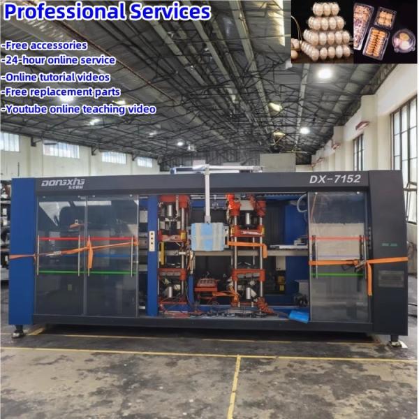 Quality Used Industrial Plastic Egg Tray Making Machine High Degree Automation Plastic Thermoforming Machine for sale