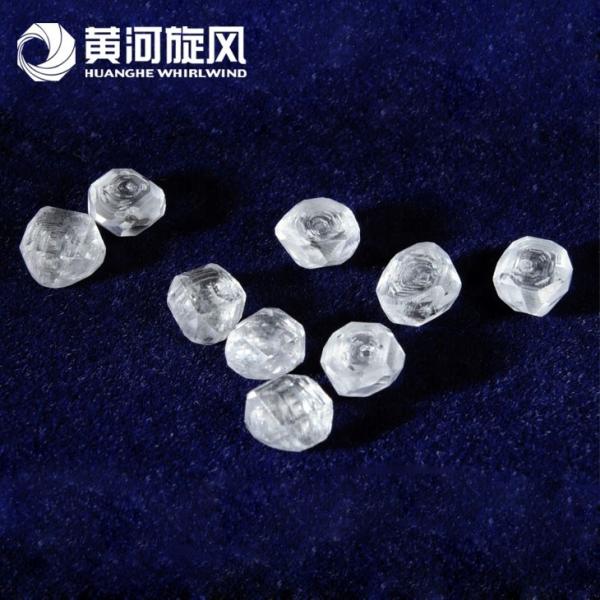 White DEF VVS HPHT artificial diamond rough / 1.5 carat diamond price HENAN