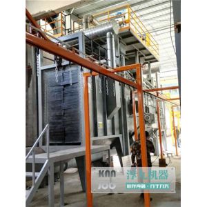 Sa3.0 Hanging Chain Catenary Shot Blasting Machine For Gas Pipe Polishing