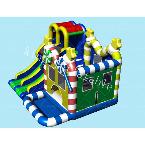 CandyThemed Kids PVC Tarpaulin Inflatable Bouncer Castle
