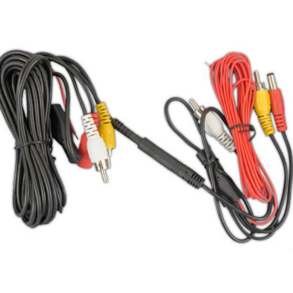 Car DVR Mini Din Connector to 3 RCA Connector Cable for Audio Video Transmission