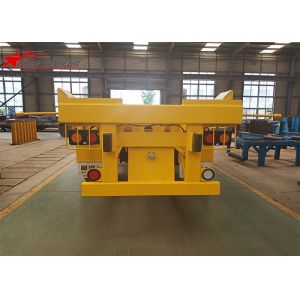 45- Foot Container Terminal Dedicated 2 Axles Semi - Trailer In Yellow